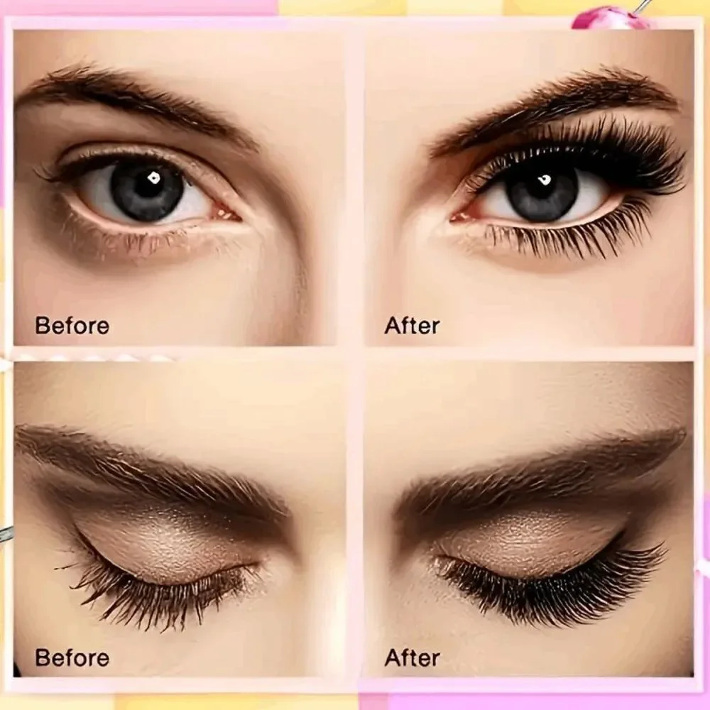 Magnetic Reusable False Eyelashes With Eyeliner And Tweezers - 3 Pairs
